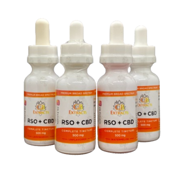 500mg RSC + CBD Tincture 4 Flavors