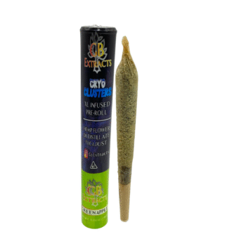 Cyro Clusters Green Apple Pre Rolls – 2G