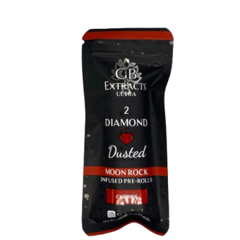 Diamond Dusted Moonrock Infused 2 Pre Rolls Cherry